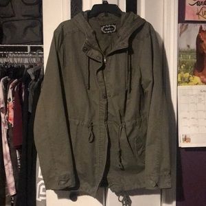Army green jacket